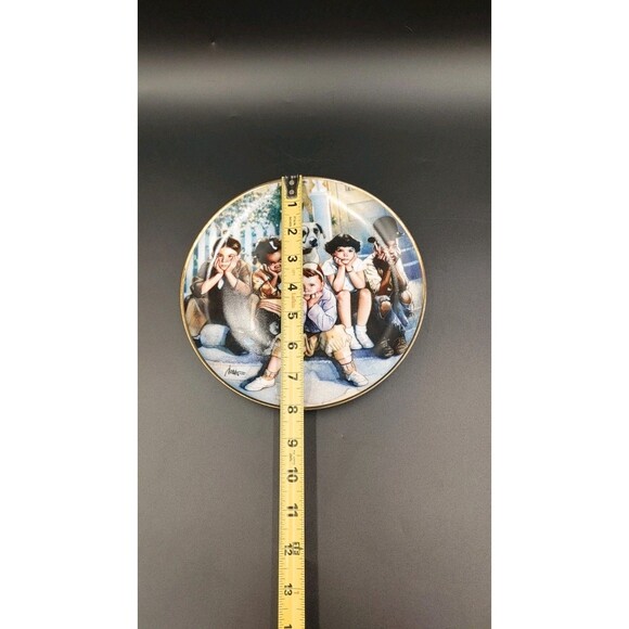 The Little Rascals Franklin Mint Collector Plate Limited Edition Porcelain 8" - Picture 11 of 11